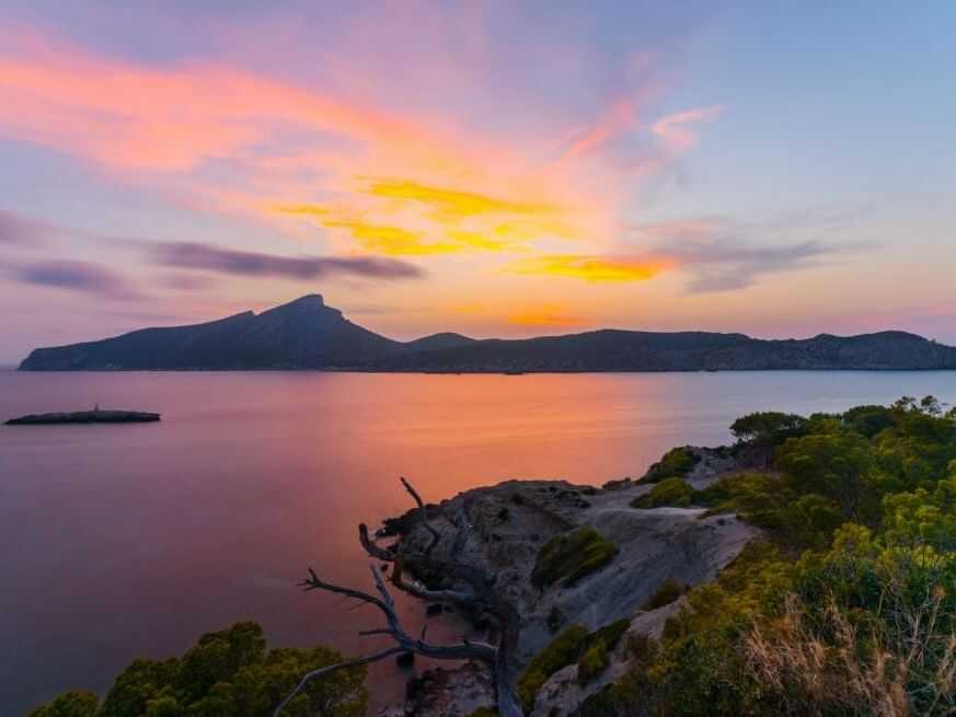 Sa Dragonera a Sant Elm – západ slunce na Mallorce